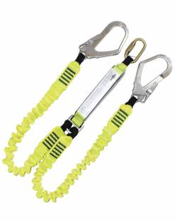 Elasticated Double Leg Lanyard, 2 Scafs